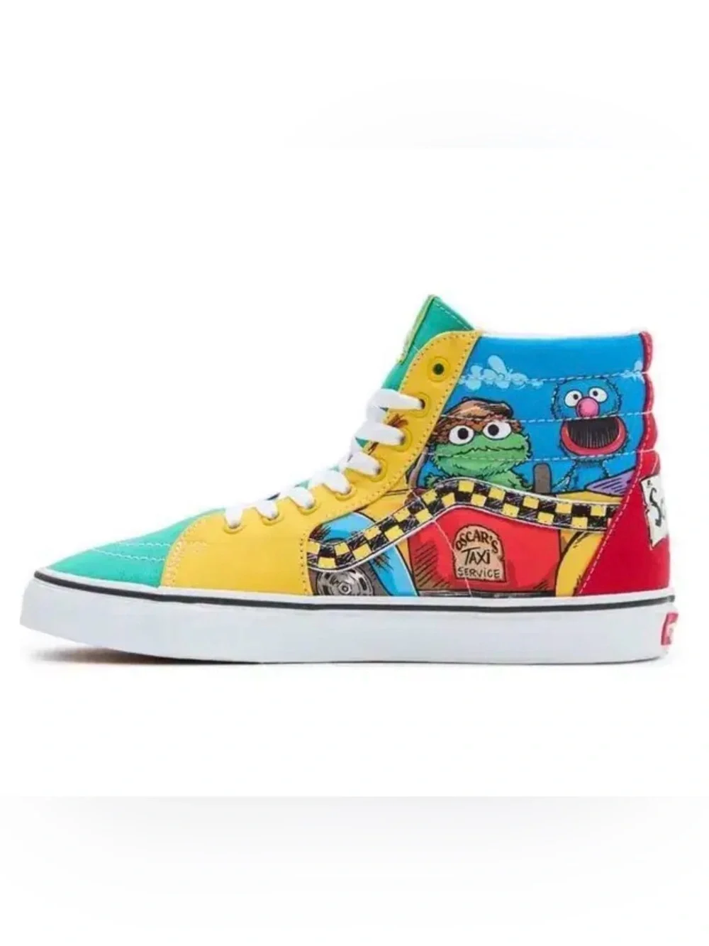 Vans x Sesame Street Sk8-hi High Top Sneakers Women’s 9.5 Men’s 8